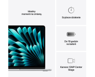 APPLE MacBook Air M4/16GB/512/Mac OS Srebrny 10R GPU US 36msc MW0X3ZE/A/US - CTO [Z1CU00063] - 1324222 - zdjęcie 10